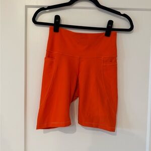 Old Navy Women's Vibrant Orange Bike Shorts